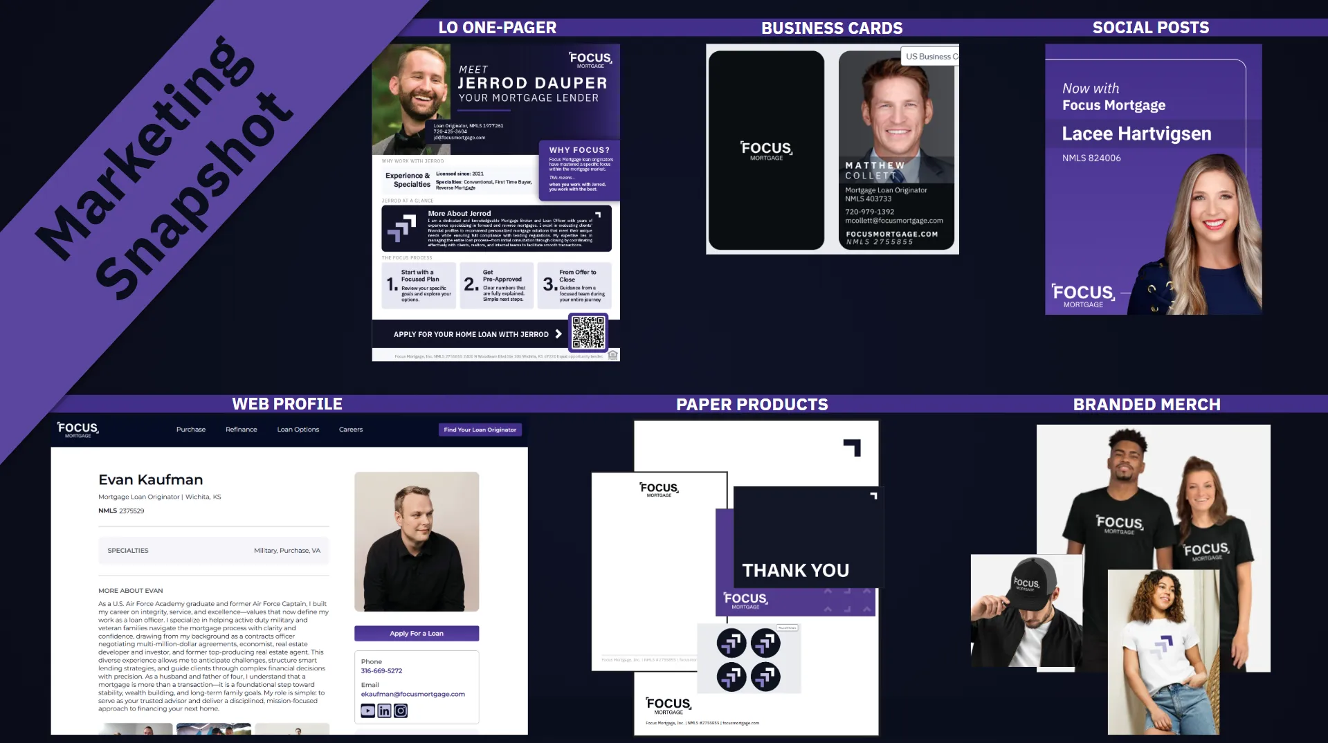Focus Mortgage marketing examples